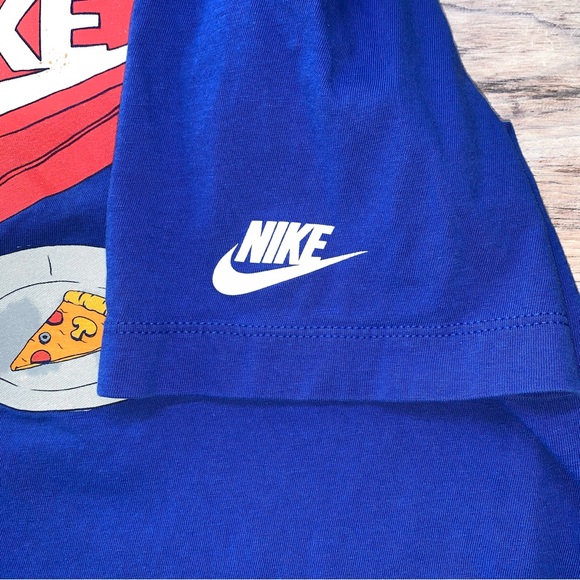 Boy’s Blue Nike Pizza Box T-Shirt - Picture 5 of 8